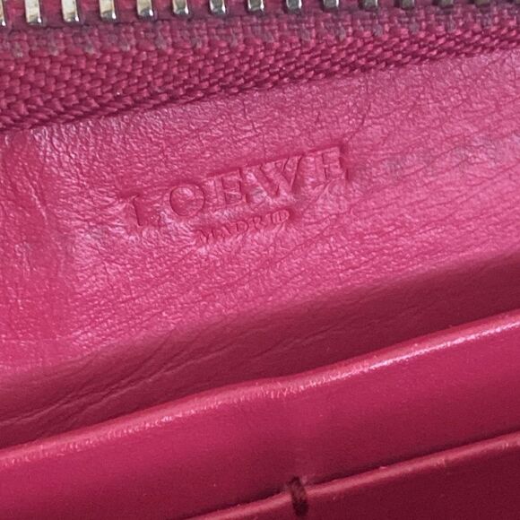 Loewe Anagram Padlock Zip Around Calfskin Long Wallet - Picture 4 of 16